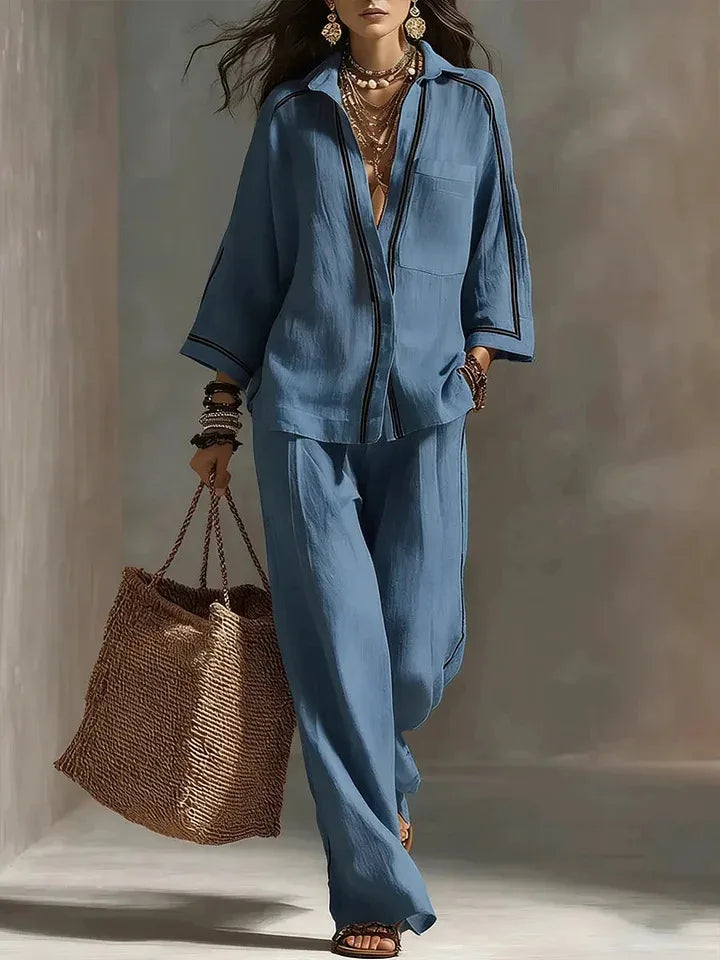 Lorella Relaxed Wide Leg Set