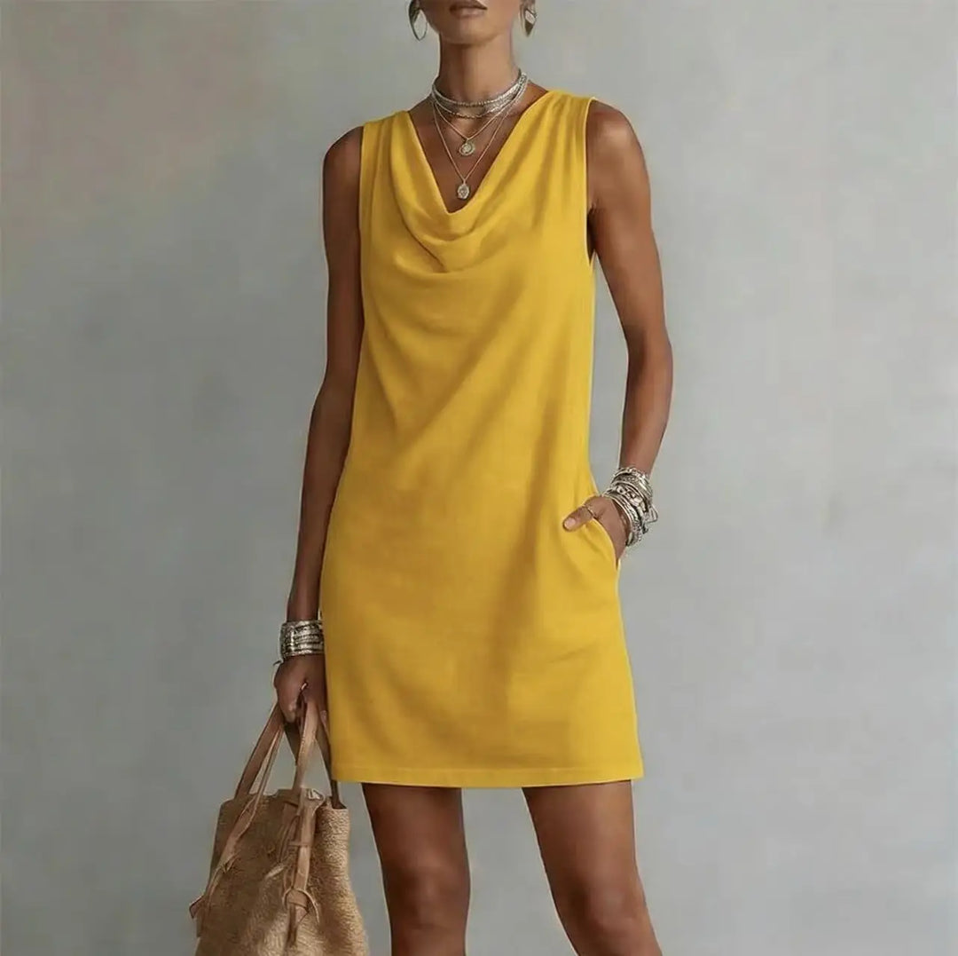 Tessa Leichtes Mini Kleid mit Taschen
