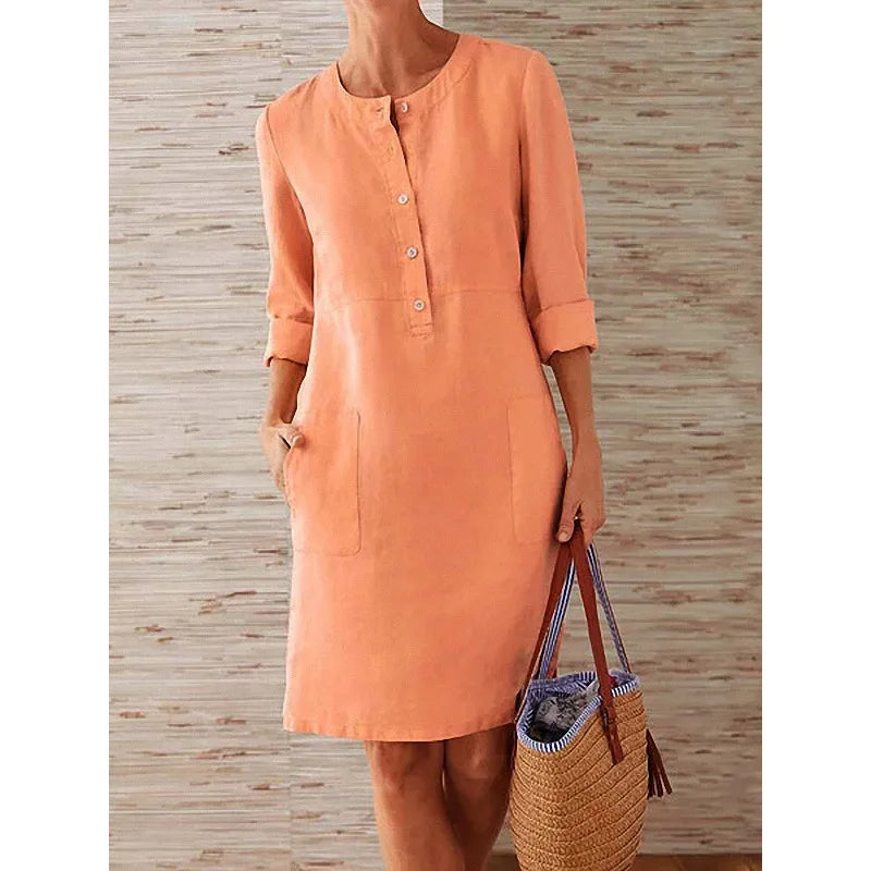 Camille Langarm Kurzkleid