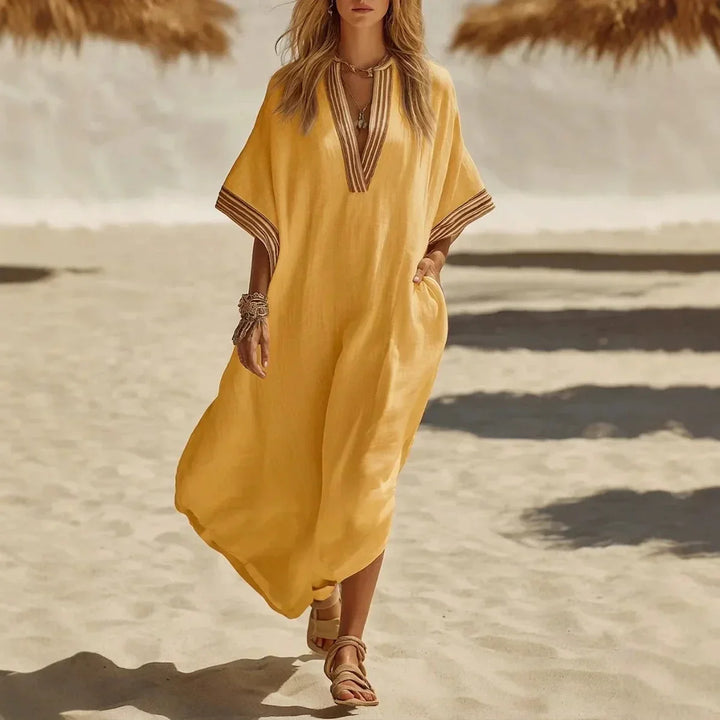 Serena Luftiges Kaftan Maxikleid