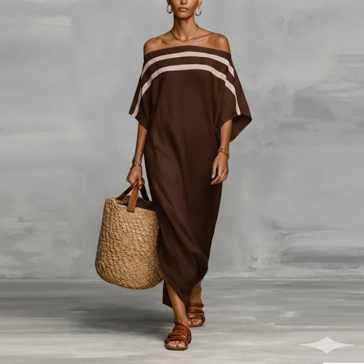 Nikkie Off-Shoulder Maxi Dress
