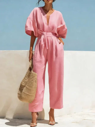 Emina Summer Linen Jumpsuit