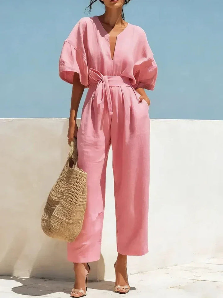Emina Summer Linen Jumpsuit