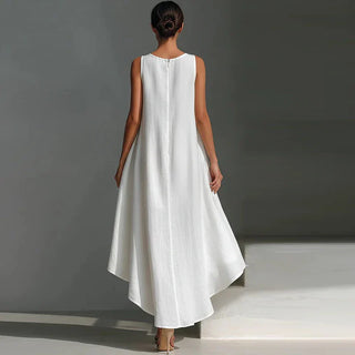 Riley High-Low Maxi Dress with Flowy Design