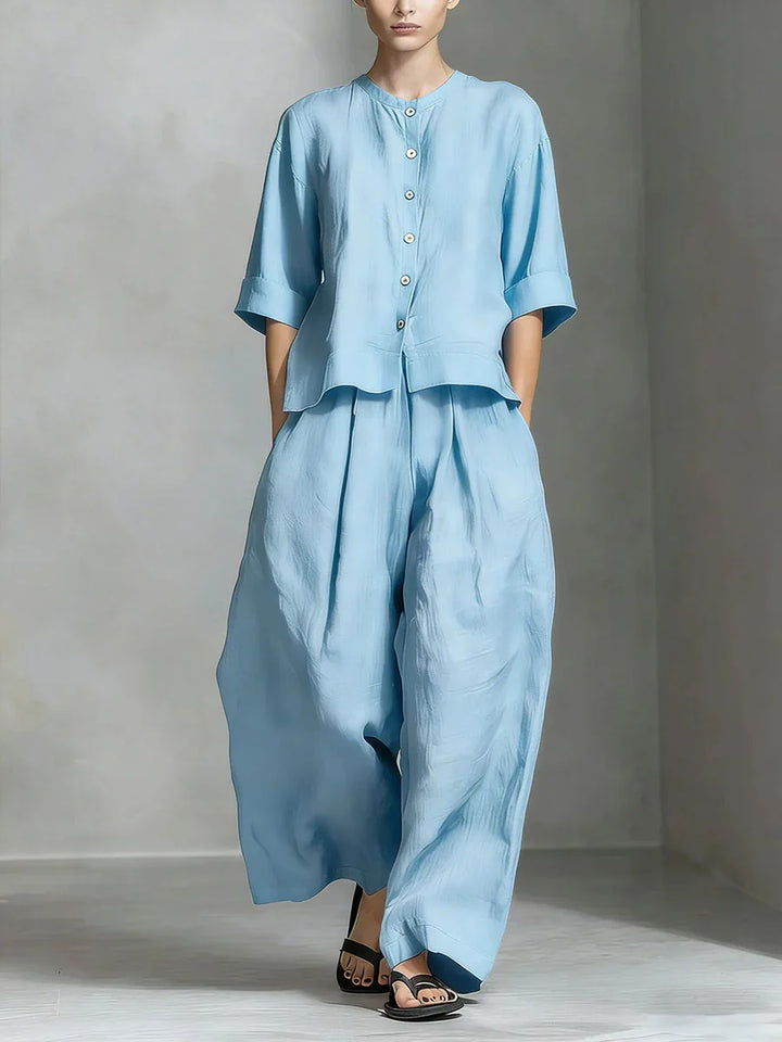 Zerina Linen Coordinated Set