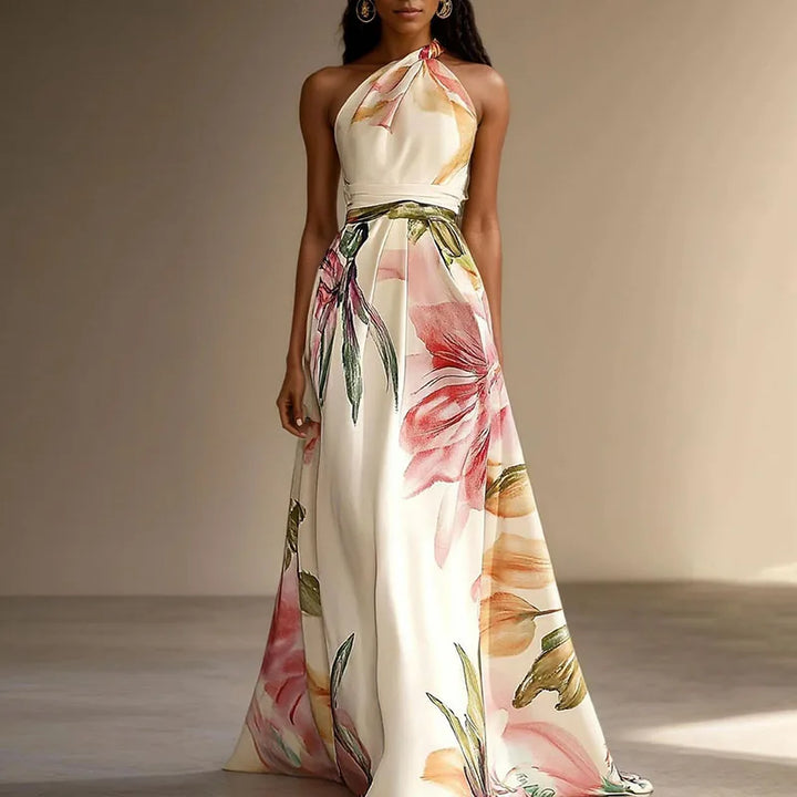 Aveera Floral Maxi Dress for Wedding Guests