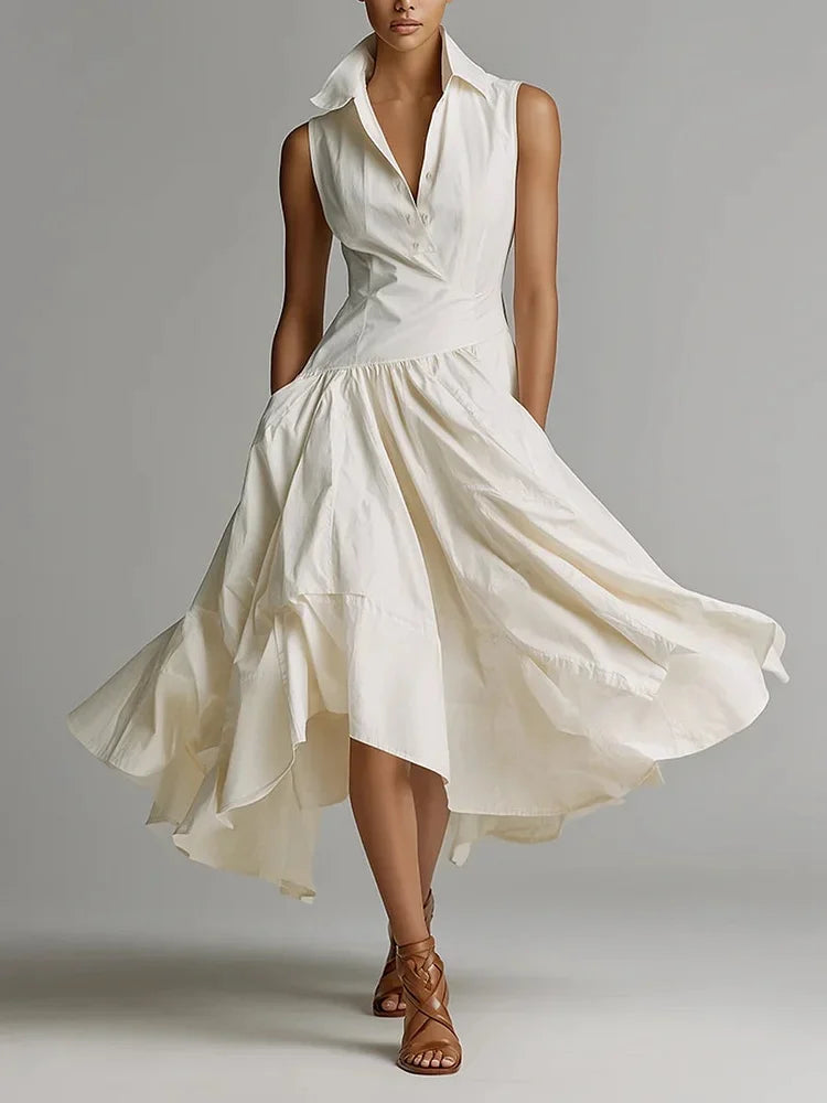 Debrah Flowing Midi Dress