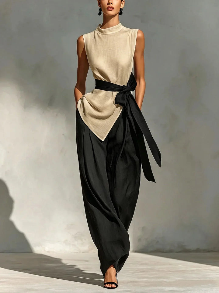 Juniper Contrast Waist Jumpsuit