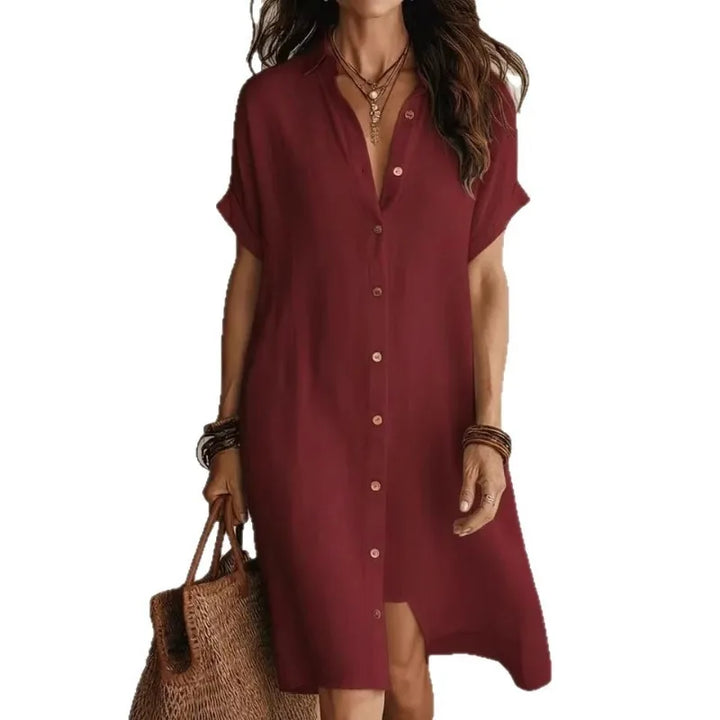 Aria Button-Up Dress