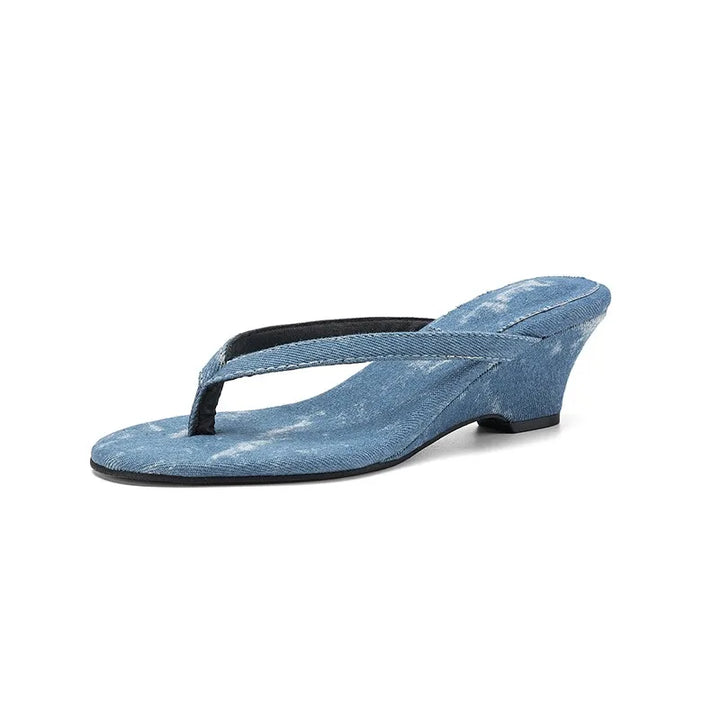 Elana Comfortable Wedge Flip-Flops