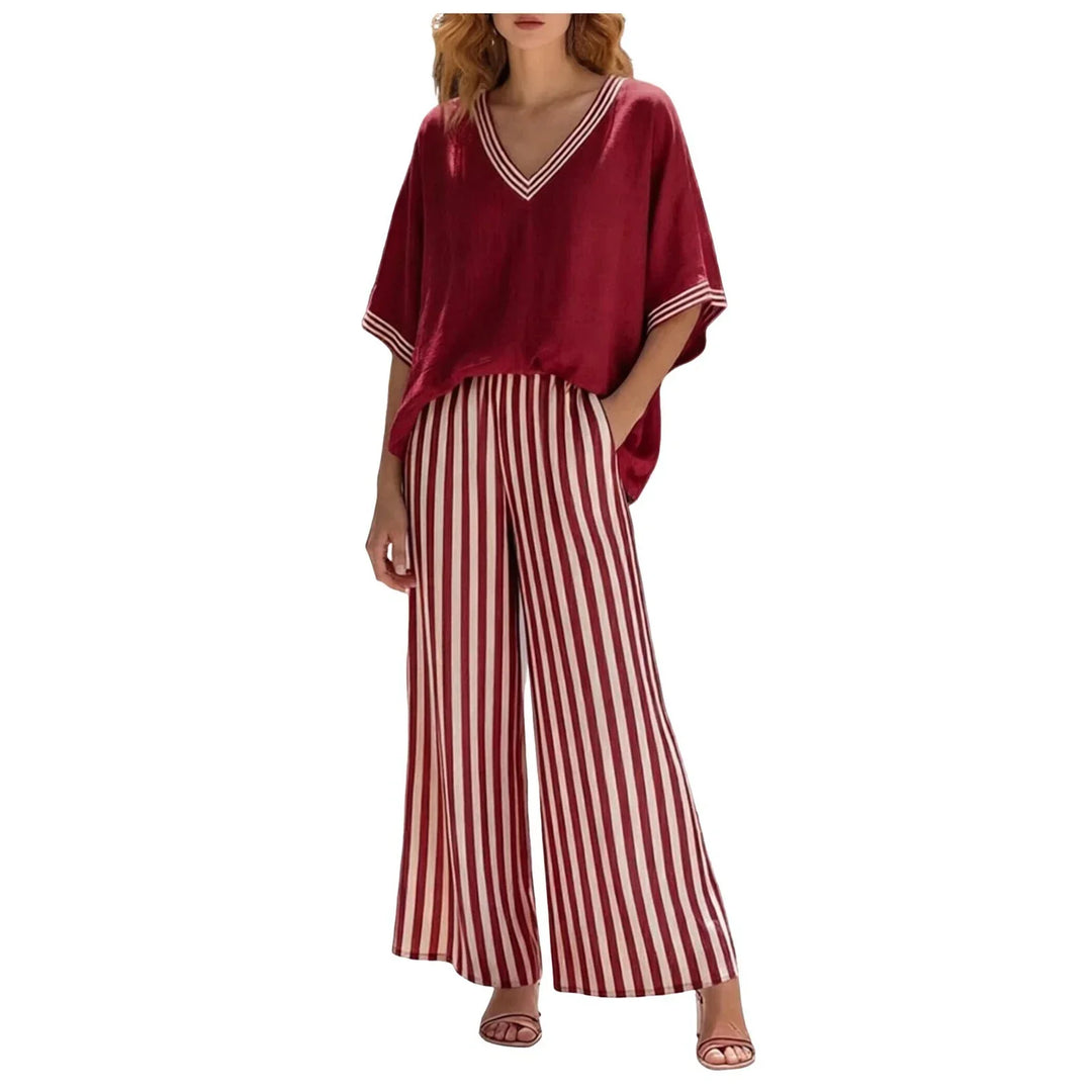 Marissa Gestreiftes Zweiteiliges Outfit