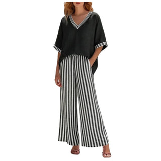 Marissa Gestreiftes Zweiteiliges Outfit