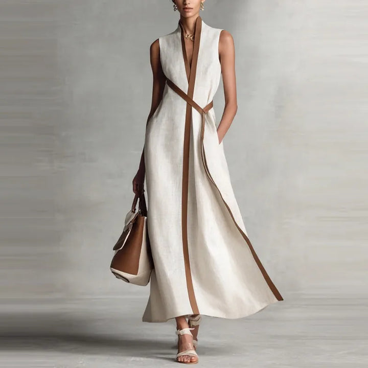 Bethany Elegantes A-Linien Maxikleid