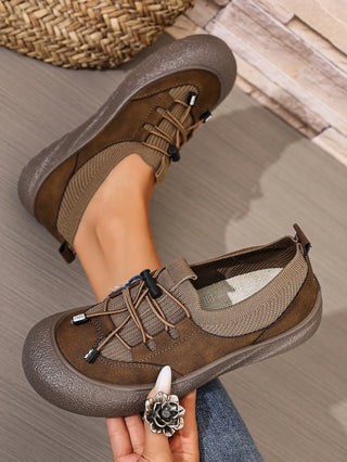 Joelle Elastische Slip-On Schnürschuhe