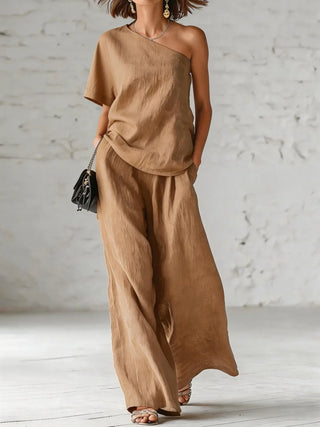 Vanessa One-Shoulder Set
