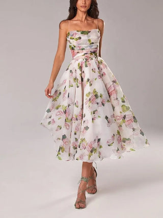 Fiorisse Floral Midi Summer Dress
