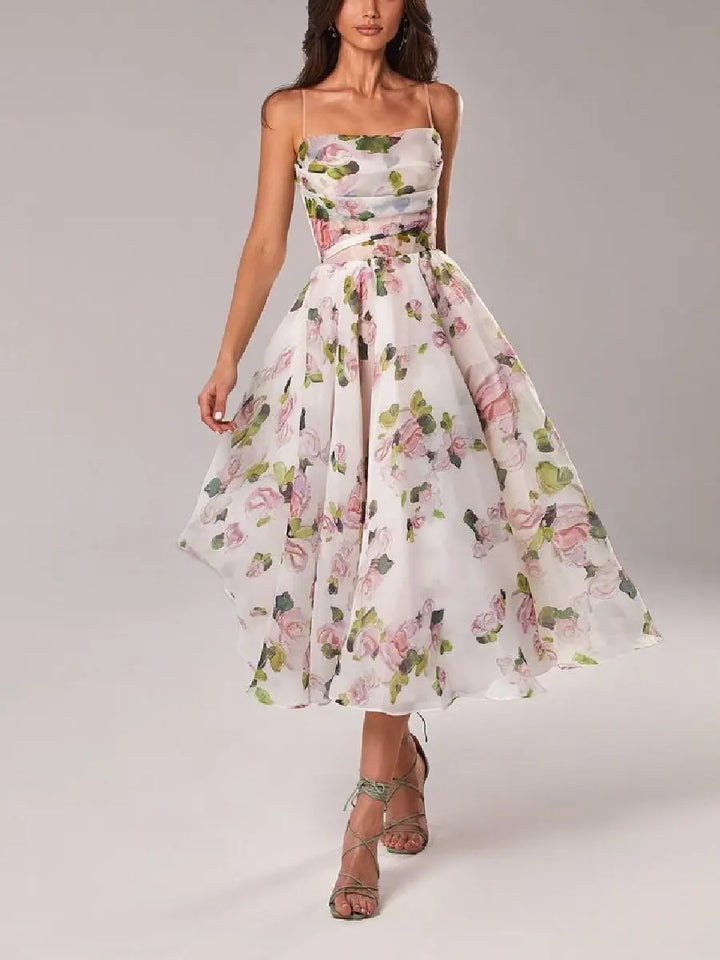 Fiorisse Floral Midi Summer Dress