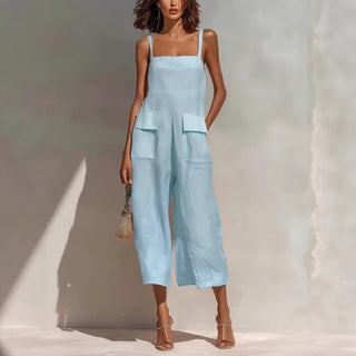 Aria Summer Linen Jumpsuit