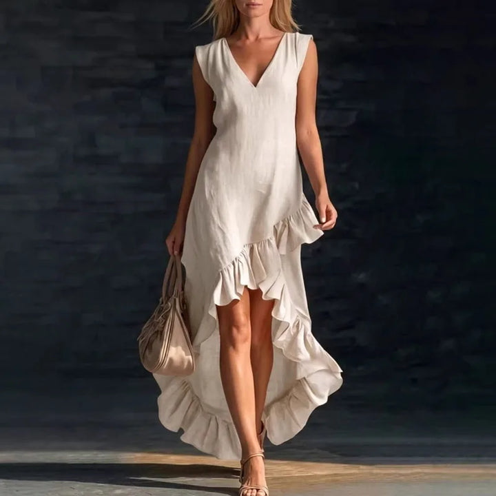 Jessica Elegant Ruffle Maxi Dress