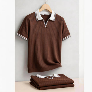 Hudson Strick-Polo-Shirt