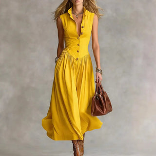 "Martina Elegantes Fließendes Midi-Kleid" could be rewritten as "Martina Stilvolles Fließendes Midi-Kleid".