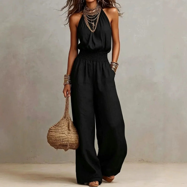 Bianca Weitbeiniger Fließender Jumpsuit