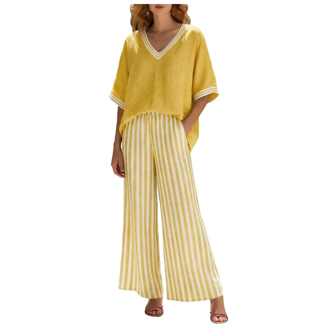 Marissa Gestreiftes Zweiteiliges Outfit