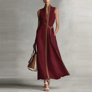 Bethany Elegantes A-Linien Maxikleid