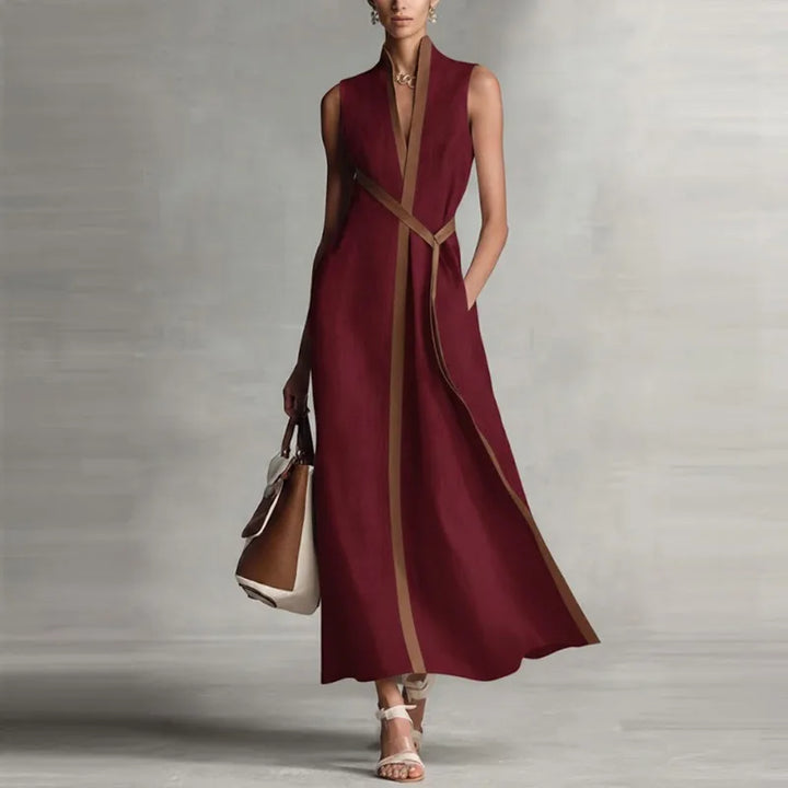 Bethany Elegantes A-Linien Maxikleid