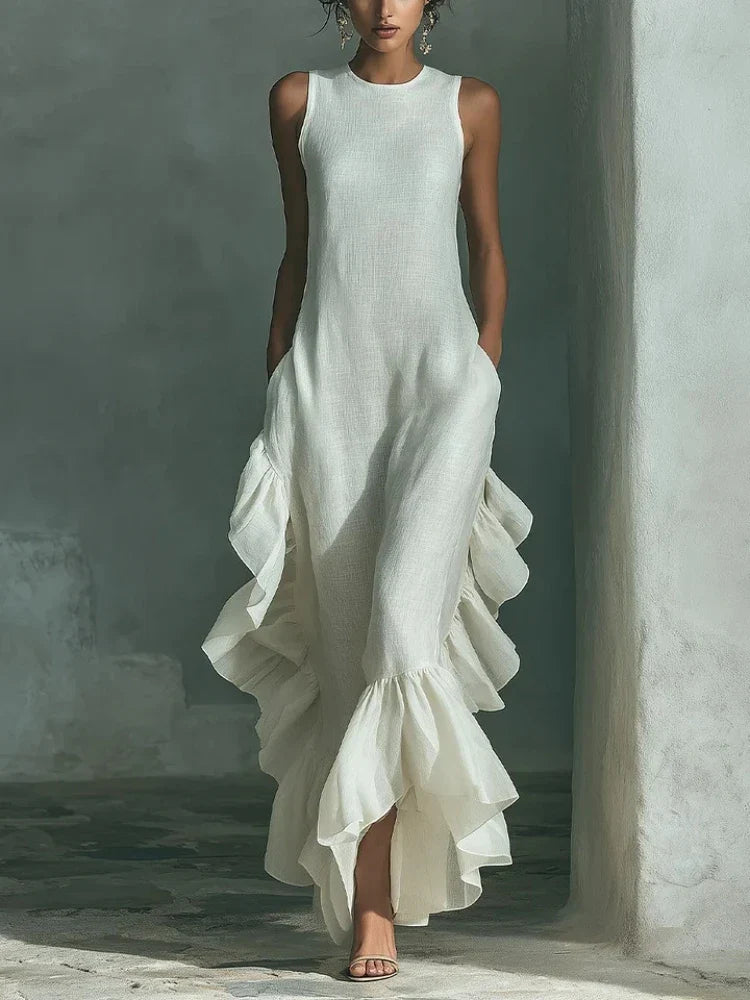 Elara Luftiges Rüschensommerkleid