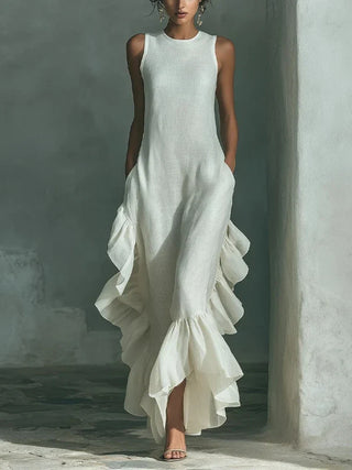 Elara Luftiges Rüschensommerkleid