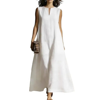 Palmer Ärmelloses Maxi-Sommerkleid in A-Linie
