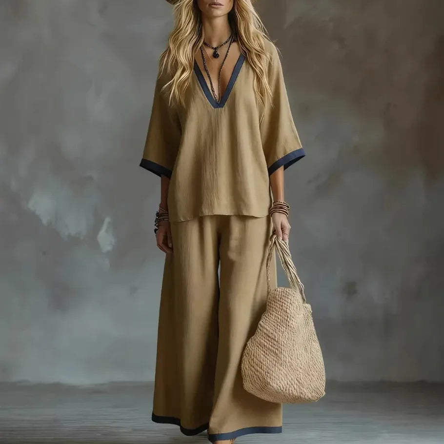 Lana Lockeres Zweiteiliges Set
