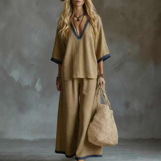 Lana Lockeres Zweiteiliges Set