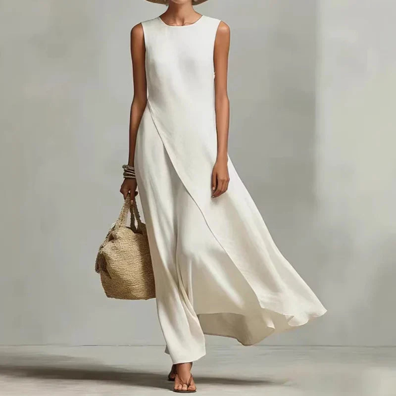 Saffira Luftiges Lässiges Maxikleid