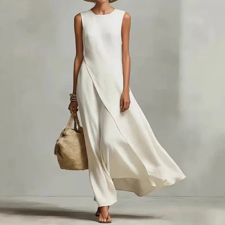Saffira Luftiges Lässiges Maxikleid