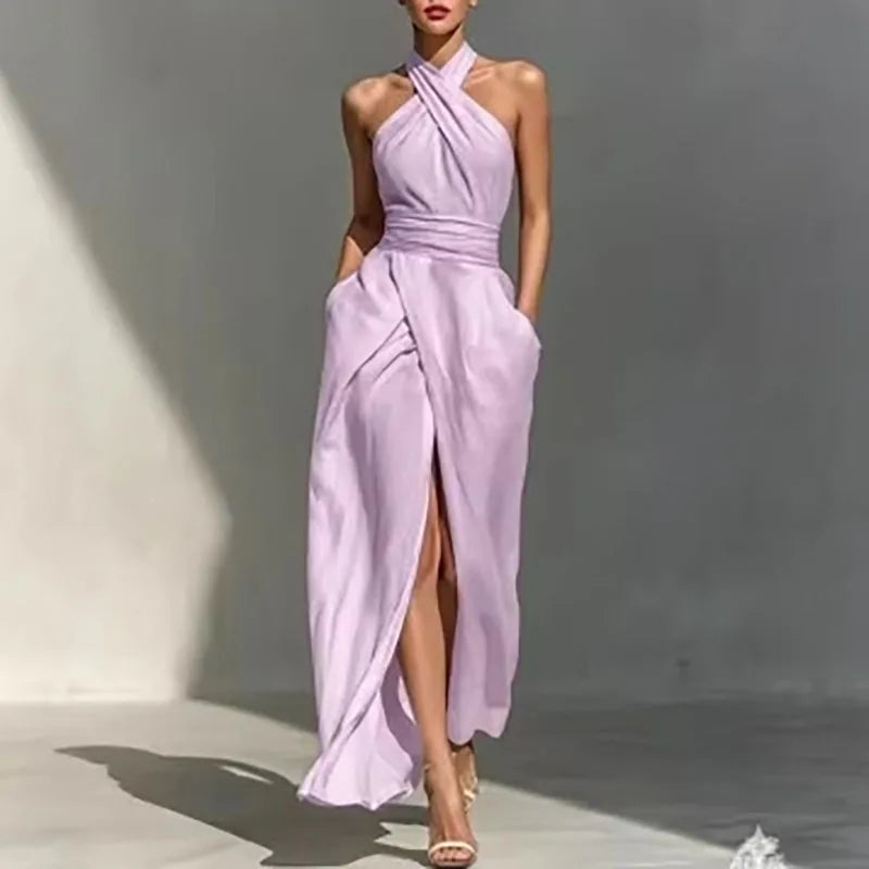 Asterin Halter Maxi Dress