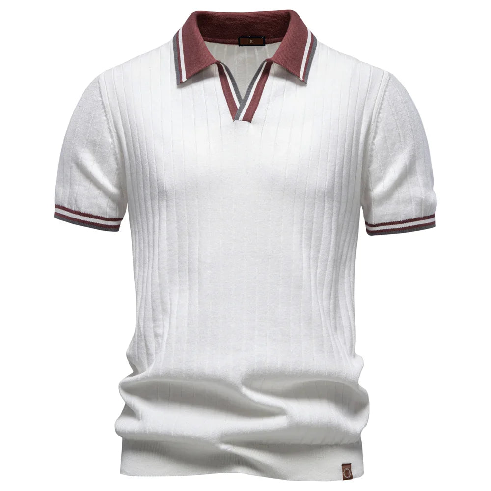 Hudson Strick-Polo-Shirt