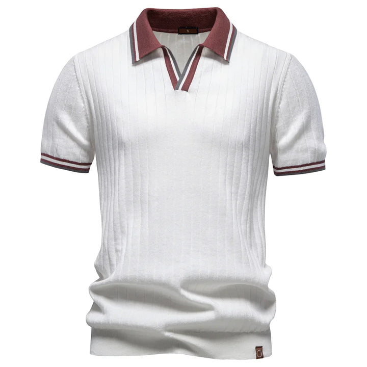 Hudson Strick-Polo-Shirt
