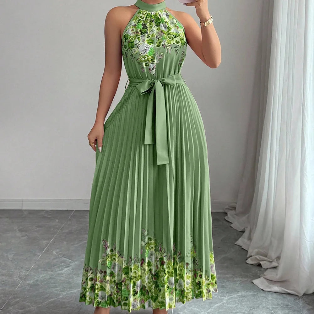 Eveloria Pleated Maxi Dress