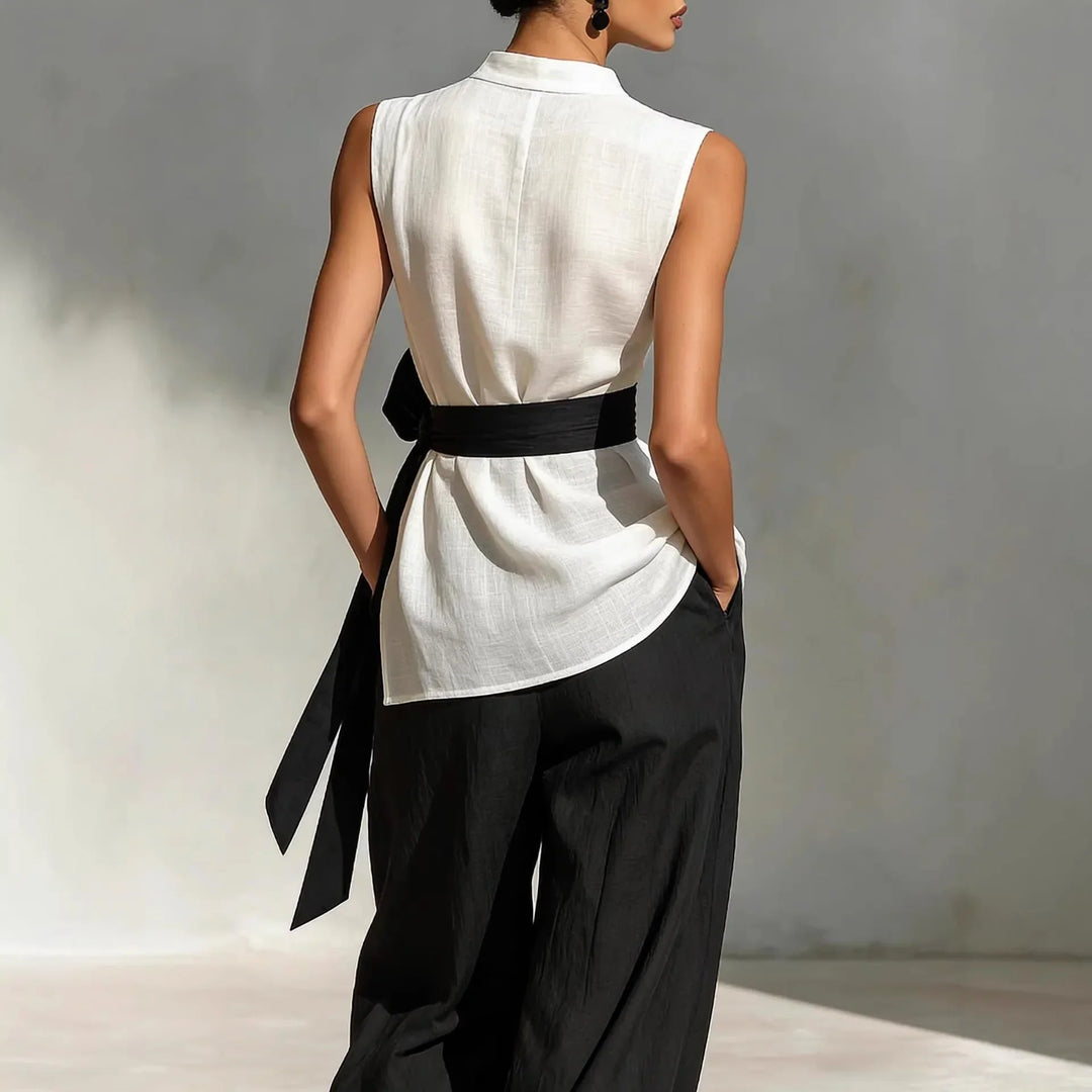 Juniper Contrast Waist Jumpsuit