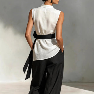 Juniper Contrast Waist Jumpsuit