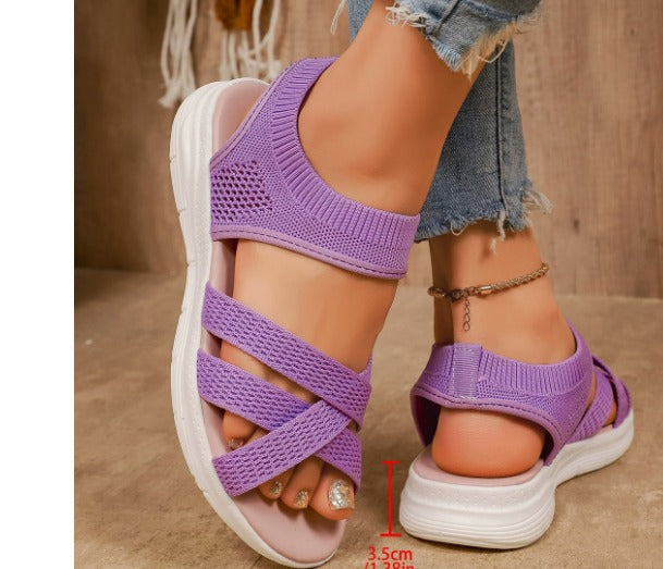 Lucia | Ultra Flex Stricksandalen