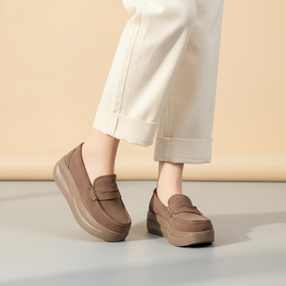 Rosalie Suede Platform Walking Shoes