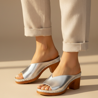 Rosaline Orthopedic Chunky High Heel Sandals