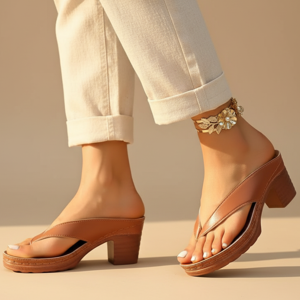 Vanessa Plattform Zehentrenner-Sandalen