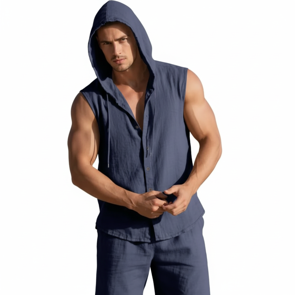 Coastal Line Linen Match Set