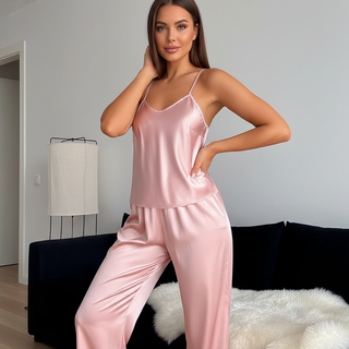 Nora V-Neck Pajama Set
