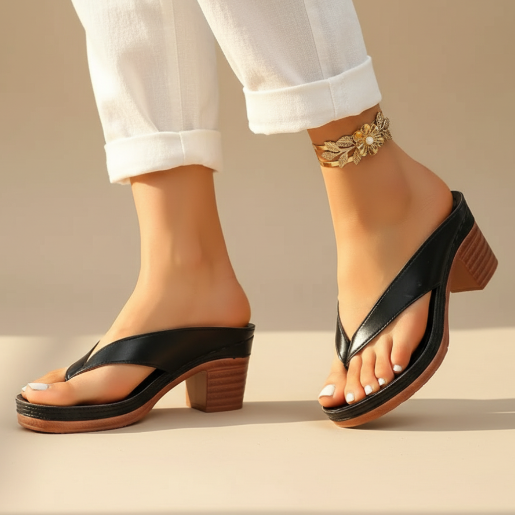 Vanessa Plattform Zehentrenner-Sandalen