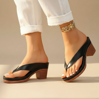 Vanessa Plattform Zehentrenner-Sandalen